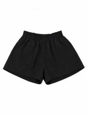 black High Waisted Shorts